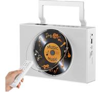 Lecteur Cd Avec Radio: Lecteur Cd Bluetooth Avec Poignée Haut-Parleurs Écran Télécommande Compatible Avec La Lecture En Bo[EN503]