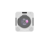Lecteur cd blanc portable mural musique bluetooth télécommande fm radio hifi haut-parleur avec usb 3. 5mm écran led