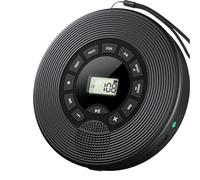 Lecteur CD Bluetooth avec haut-parleurs intégrés, lecteur de musique portable sur disque compact pour la maison et les voyages