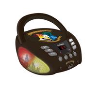 Lexibook Lecteur CD Bluetooth portable RCD109HP Harry Potter – Effets lumineux, Aux-in, micro, Noir