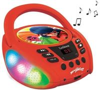 Lecteur CD Bluetooth lumineux Miraculous - LEXIBOOK - MIRACULOUS - CD/CD-R/CD-RW - Bluetooth 5.0 - Enfant