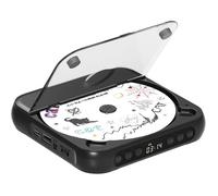 Lecteur CD Bluetooth - Mini Lecteur CD Portable - Fin et Léger - Rechargeable - son Hi-Fi - Compatible MP3/CD/CD-R - Noir