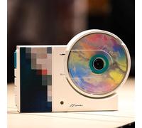 Lecteur CD Bluetooth portable avec haut-parleur HiFi, télécommande, prise en charge USB/AUX, montage mural et utilisation de bureau pour les amateurs de musique