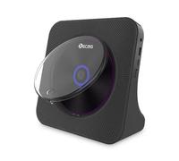 Lecteur CD Bluetooth Portable USB AUX FM, Émetteur Récepteur Bluetooth, Télécommande, Rechargeable USB-C, HiFi, Mini Chaîne Stéréo