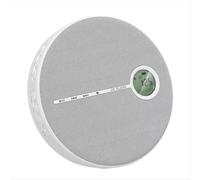 Lecteur CD Bluetooth rechargeable, lecteur de musique pour voiture/voyage, système audio domestique avec haut-parleur stéréo, AUX, USB Gris