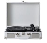 Lecteur CD, boîte à Musique, Son stéréo - Expérience Le Charme du Vinyle. Idéal pour Les Maisons, Les Bureaux et Les lieux de Divertissement. Lak White