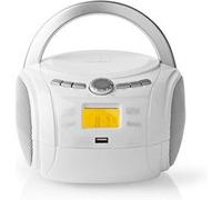 Lecteur CD Boombax Nedis SPBB100WT Blanc Blanc