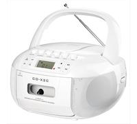 Lecteur CD/cassette portable FM/AM, lecteur CD/cassette, lecteur MP3 stéréo USB pour étudiants, lecteur audio stéréo
