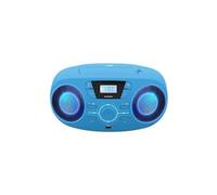 BIGBEN CD61BLUSB Lecteur Radio Cd Portable Usb Bleu + Speakers Lumineux