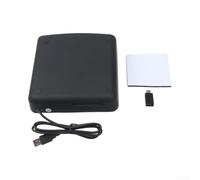 Lecteur CD compact à chargement USB pour voiture | Lecture CD, port de charge USB, modulateur FM, entrée AUX, ajustement compact de 16 x 15,5 cm