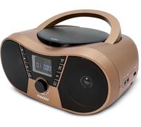 Lecteur Cd Copper & Black Avec Radio Fm, Port Usb, Fonctions Sleep Et Id3