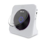 Lecteur CD - COSYHOMES - Rétro - Bluetooth émetteur/récepteur - USB/USB-C rechargeable - Haut-parleur HiFi
