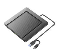 Lecteur CD DVD Externe, Lecteur CD DVD +/-RW USB 3.0 Portable, graveur de CD, Lecteur de Disque Externe Compatible avec Ordinateur Portable de Bureau, Mac, Windows 11/10/8/7 (Ultra Mince)
