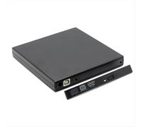 Lecteur CD/DVD externe, lecteur CD-RW/DVD-ROM USB 2.0 fin et protégé pour ordinateurs portables et de bureau