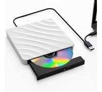 Lecteur CD DVD Externe pour PC, USB 3.0 Graveur DVD Externe Optiques Externes -/+ RW Drive, Lecture Rapide Lecteur dvd USB pour Windows, Mac OS, Linux, Ordinateur Portable, iMac, MacBook, Desktop