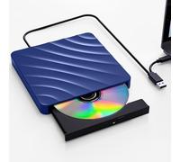 Lecteur CD DVD Externe pour PC, USB 3.0 Graveur DVD Externe Optiques Externes -/+ RW Drive, Lecture Rapide Lecteur dvd USB pour Windows, Mac OS, Linux, Ordinateur Portable, iMac, MacBook, Desktop