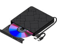 Lecteur CD DVD Externe pour PC USB 3.0 & Type C Portable Graveur dvd