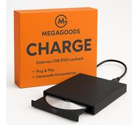 Lecteur CD DVD externe USB 2.0 mince CD-RW DVD-ROM pour PC portable FR.