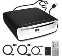 Lecteur Cd Dvd Voiture Externe Avec Port Usb, Lecteur Cd Pour Autoradio Android, Contrôle Tactile, Plug & Play, Lecteur Cd Externe Portable Pour Voiture, Camion, Ordinateur