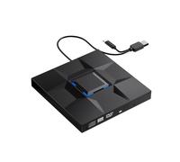 Lecteur CD et DVD externe, graveur de jeux, USB 3.0 Type C, pour PC, ordinateur portable, ordinateur de bureau
