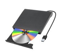 Lecteur CD Et DVD Externe USB DVD-ROM 8X CD-ROM 24X USB3.0/USB2.0/Type C De for PC Bureau Qualité d'image Claire Audio Stable(USB3.0)