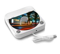 Lecteur CD externe portable pour voiture : Plug and Play, USB & AUX, universel pour véhicules, ordinateurs portables, TV, PC ainsi que navigation Android 4.4+