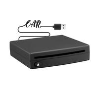Lecteur CD Externe pour PC Voiture, Lecteur CD/DVD pour Voiture avec Port USB 2.0, Lecteur Externe pour Ordinateur Portable, Pc, TéLéViseur, Compatible avec Les Autoradios Android