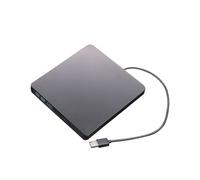 Lecteur CD Externe USB3.0 Type de Plateau 12,7 mm Lecteur Optique DVD-RW Ultra Fin Enregistreur pour Ordinateur Portable PC (Noir)