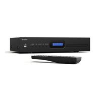 Auna Art22 Lecteur CD Hi-FI avec Lecteur à Fente, Entrée USB, Lecture CD-MP3, Télécommande, Sorties Optiques & Coaxiales - 130W - Noir