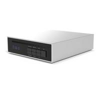Lecteur CD HiFi, Extracteur De CD Bluetooth, Compatible Wav, Télécommande, Sorties Casque 3,5 Mm + 4,4 Mm/Optique, Clé USB, pour Numériseur Audio CD Silver