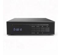 Lecteur CD HiFi, Extracteur De CD Bluetooth, Extraction De CD Au Format Wav Via USB, Émetteur Et Récepteur Bluetooth 5.3, Sorties Casque 3,5 Mm Et 4,4 Mm, Sortie Ligne Coaxiale Optique Black
