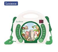 Lecteur CD Karaoké Enfant - LEXIBOOK - Animaux - 2 micros - LED affichage - Répétition et programmation