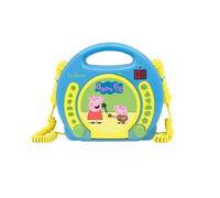 Lexibook Lecteur CD karaoké Peppa Pig avec 2 microphones