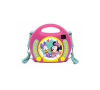 Lecteur CD Karaoké portable Minnie - LEXIBOOK - Pour enfants à partir de 3 ans - 2 microphones - Affichage LED