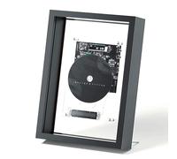 Lecteur CD mural avec Bluetooth et sortie AUX, télécommande, écran LED, idéal pour la décoration de la maison et du bureau