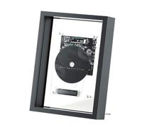 Lecteur CD mural avec cadre photo décoratif, système de son stéréo, télécommande pour chambre à coucher, salon, home cinéma, décoration murale
