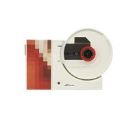 Lecteur CD mural avec télécommande et haut-parleur audio domestique, rouge
