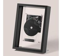 Lecteur CD mural avec télécommande, sortie Bluetooth/AUX, écran LCD, idéal pour la maison, le bureau, la décoration de la galerie