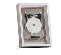 Lecteur CD mural, cadre photo décoratif avec Bluetooth 5.0 et AUX, pour décoration de maison, galerie de bureau, sans haut-parleurs