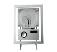 Lecteur CD Mural, Cadre Photo décoratif avec télécommande et Haut-parleurs, écran LCD, Bluetooth 5.1, Sortie USB et AUX 3,5 mm, idéal for la Maison, Une galerie ou Un Bureau.(Silver)