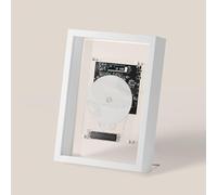 Lecteur CD Mural, Cadre Photo Décoratif Musical, Cadre Photo Décoratif CD, avec Télécommande, Bluetooth 5.0/Sortie AUX 3,5 Mm, sans Haut-parleurs, pour La Décoration Murale De Votre Galerie