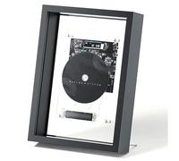 Lecteur CD mural - Sortie AUX Bluetooth 5.0 - Écran LED avec télécommande - Cadre décoratif - Sans haut-parleurs