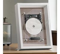 Lecteur CD mural - Sortie AUX Bluetooth 5.0 - Écran LED avec télécommande - Cadre décoratif - Sans haut-parleurs