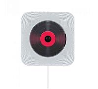 Lecteur CD Murale avec Bluetooth - Pour Apprentissage et Relaxation Prénatale, Double Haut-parleur Graphène, 16.8x16.8x3.6 cm