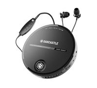 Lecteur CD Portable | Autonomie de 7 Heures Lecteur CD Enfant | CD-Player avec Les écouteurs Fournis | Bass Boost | Anti-Skip Audio | Compatible AUX avec la Voiture | OAKCASTLE CD10