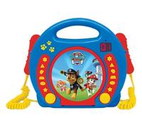 Lecteur CD portable avec 2 microphones Pat Patrouille