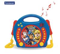 Lexibook Lecteur CD portable Pat Patrouille avec 2 microphones Multicolore TU