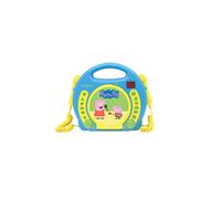 Lecteur cd portable avec 2 microphones peppa pig