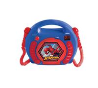 Lecteur cd portable avec 2 microphones spiderman multicolore TU