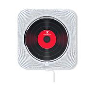 Lecteur CD portable avec Bluetooth 5.0, enceinte Bluetooth Hi-Fi offrant un son stéréo cristallin et un design mural
